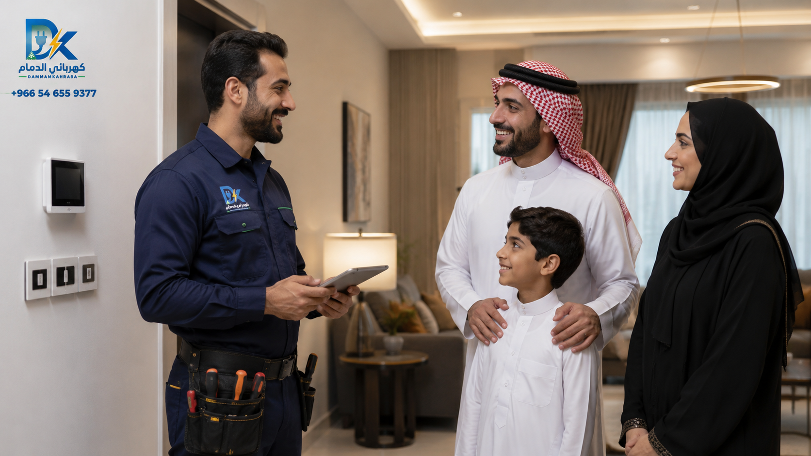 كهربائي طوارئ الدمام لخدمة الأعطال الكهربائية العاجلة في المنازل
